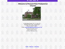 Tablet Screenshot of pleasantplainchurch.org